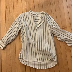 Stripped button down